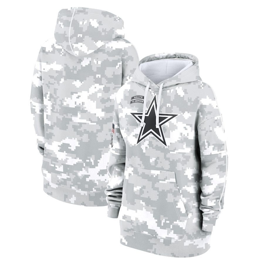 Dallas Cowboys 2025 Salute to Service  Limited Football Stitched hoodie Jersey