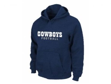 Dallas Cowboys font Pullover Hoodie D.Blue