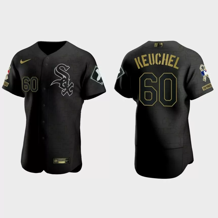 Dallas Keuchel Chicago White Sox 2021 Salute to Service Jersey – All Black