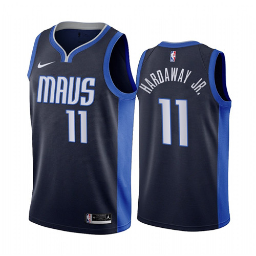 Dallas Mavericks #11 Tim Hardaway Jr. Navy NBA Swingman 2020-21 Earned Edition Jersey