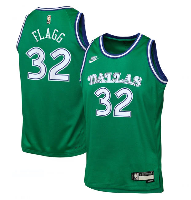 Dallas Mavericks 32 FLAGG BASKETBALL JERSEY