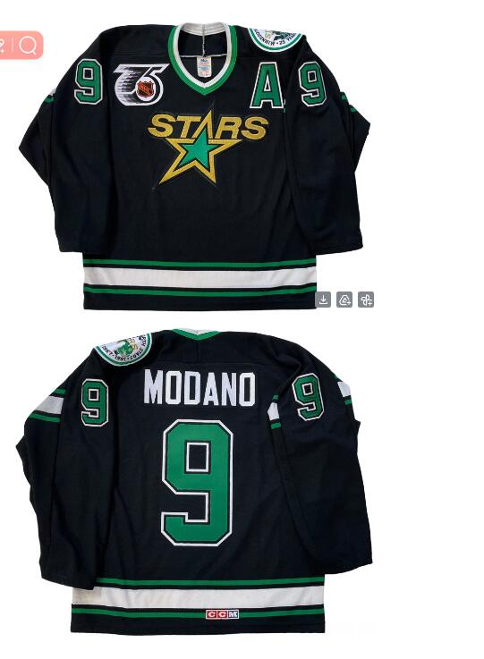 Dallas Stars 9 MODANO JERSEY