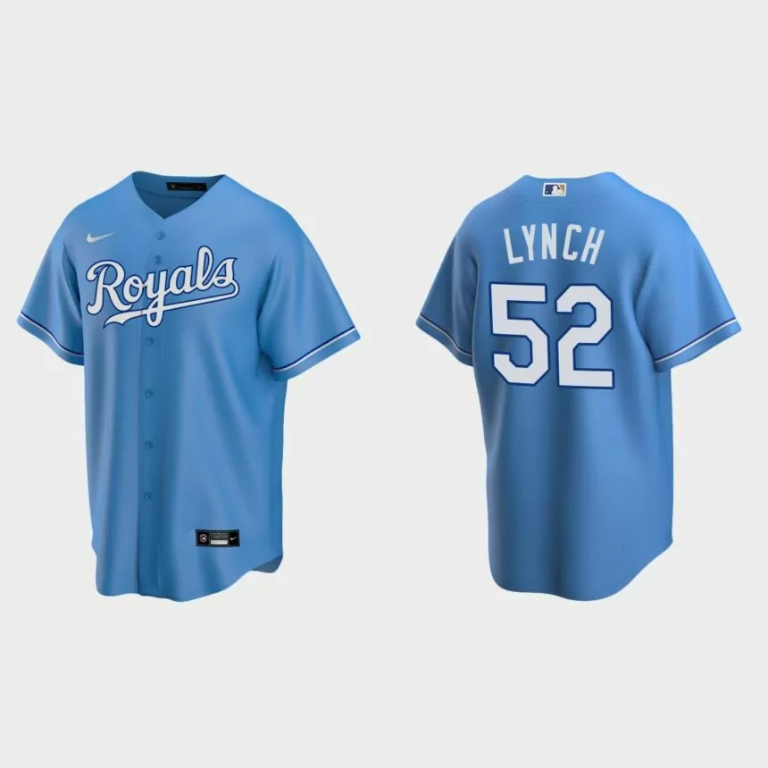 Daniel Lynch Kansas City Royals Replica Alternate Jersey – Light Blue