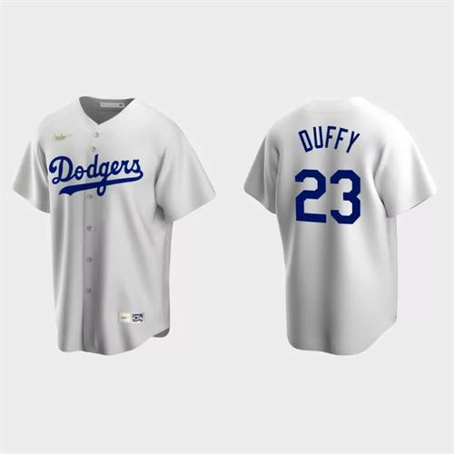 Danny Duffy Brooklyn Dodgers Cooperstown Collection Home Jersey – White.jpg