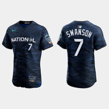 Dansby Swanson National League 2023 MLB All-Star Game Elite Jersey – Royal
