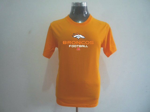 Danver Broncos Big & Tall Critical Victory T-Shirt Yellow