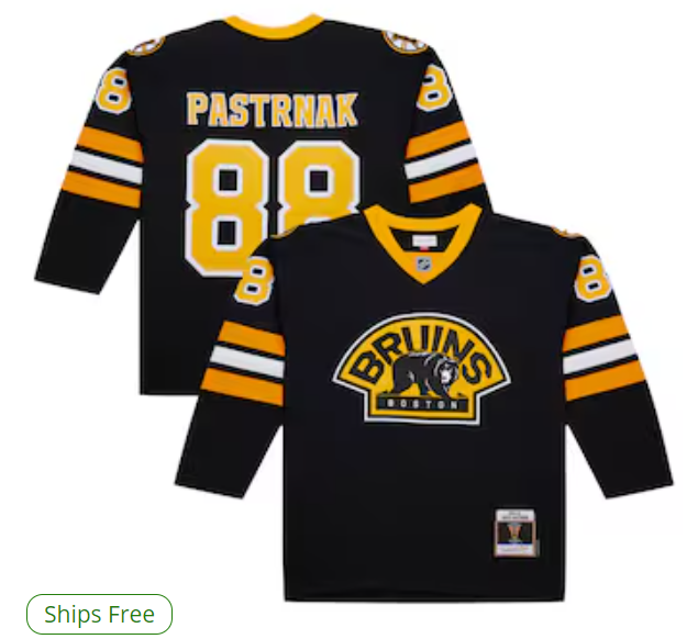 David Pastrnak Boston Bruins 2014-15 Power Play Jersey - Black
