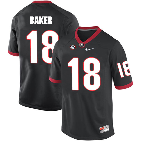 Deandre Baker Georgia Bulldogs Men's Jersey - #18 NCAA Black Limited Home