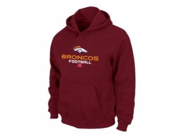 Denver Broncos Critical Victory Pullover Hoodie RED
