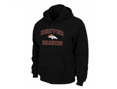 Denver Broncos Heart & Soul Pullover Hoodie Black