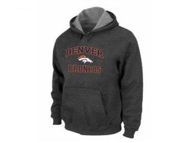 Denver Broncos Heart & Soul Pullover Hoodie D.Grey