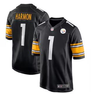 Derrick Harmon Pittsburgh Steelers Nike 2025 NFL Draft First Round Pick Game Jersey - Black