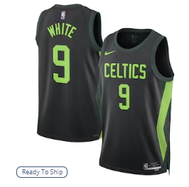 Derrick White Boston Celtics Nike Unisex 202425 Swingman Player Jersey - City Edition - Black