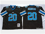 Detroit Lions #20 Barry Sanders Throwback Black Jersey