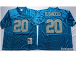 Detroit Lions #20 Barry Sanders Throwback Light Blue Jersey