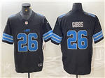 Detroit Lions #26 Jahmyr Gibbs 2024 Black Vapor F.U.S.E. Limited Jersey