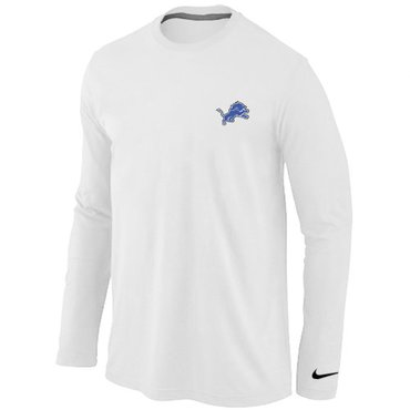 Detroit Lions Sideline Legend Authentic Long Sleeve T-Shirt White