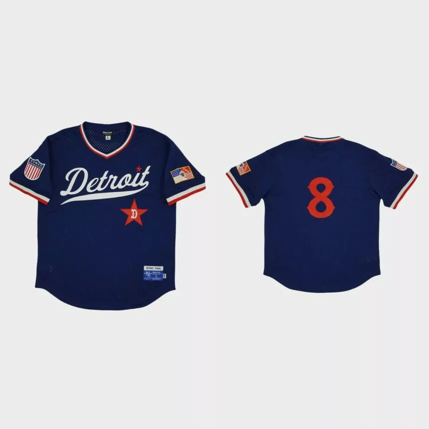 Detroit Stars #8 Rings & Crwns Mesh Replica Jersey – Navy.jpg