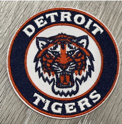 Detroit Tigers Baseball Patch MLB Embroidered