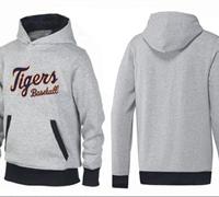 Detroit Tigers Pullover Hoodie Grey & Black