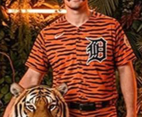 Detroit Tigers baseball jersey