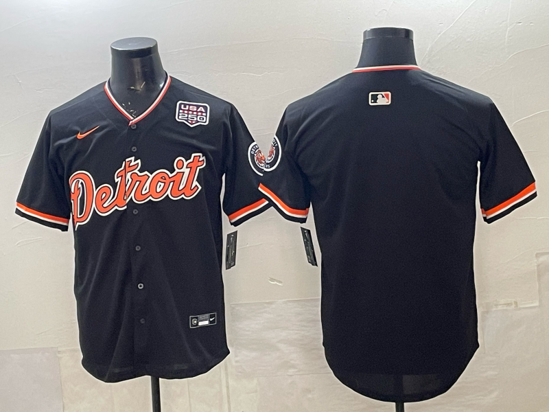 Detroit Tigers blank with usa patch