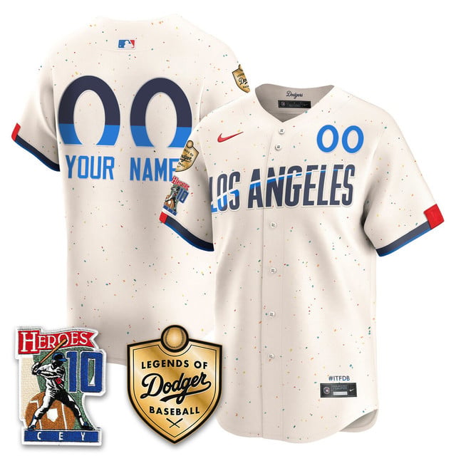 Dodgers Ron Cey Legends Of Dodgers Baseball Custom Jersey CITY CONNECT