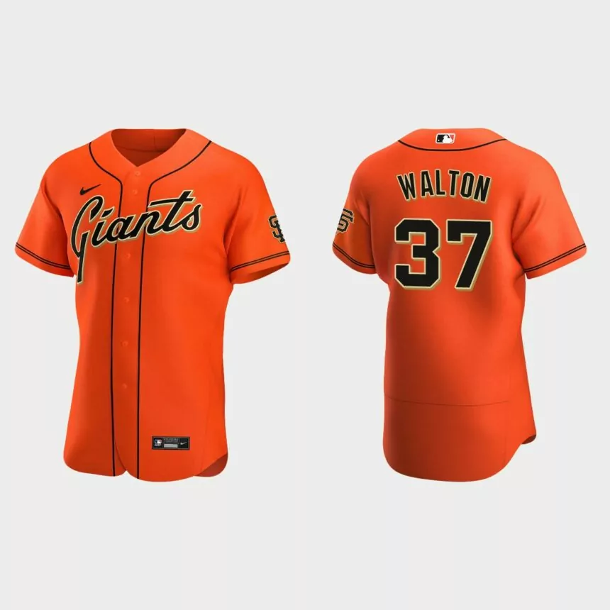 Donovan Walton San Francisco Giants Authentic Alternate Jersey – Orange