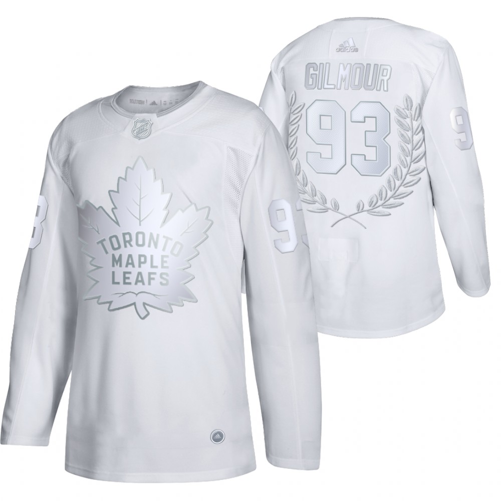 Doug Gilmour Hall of Famers White Maple Leafs #93 Jersey