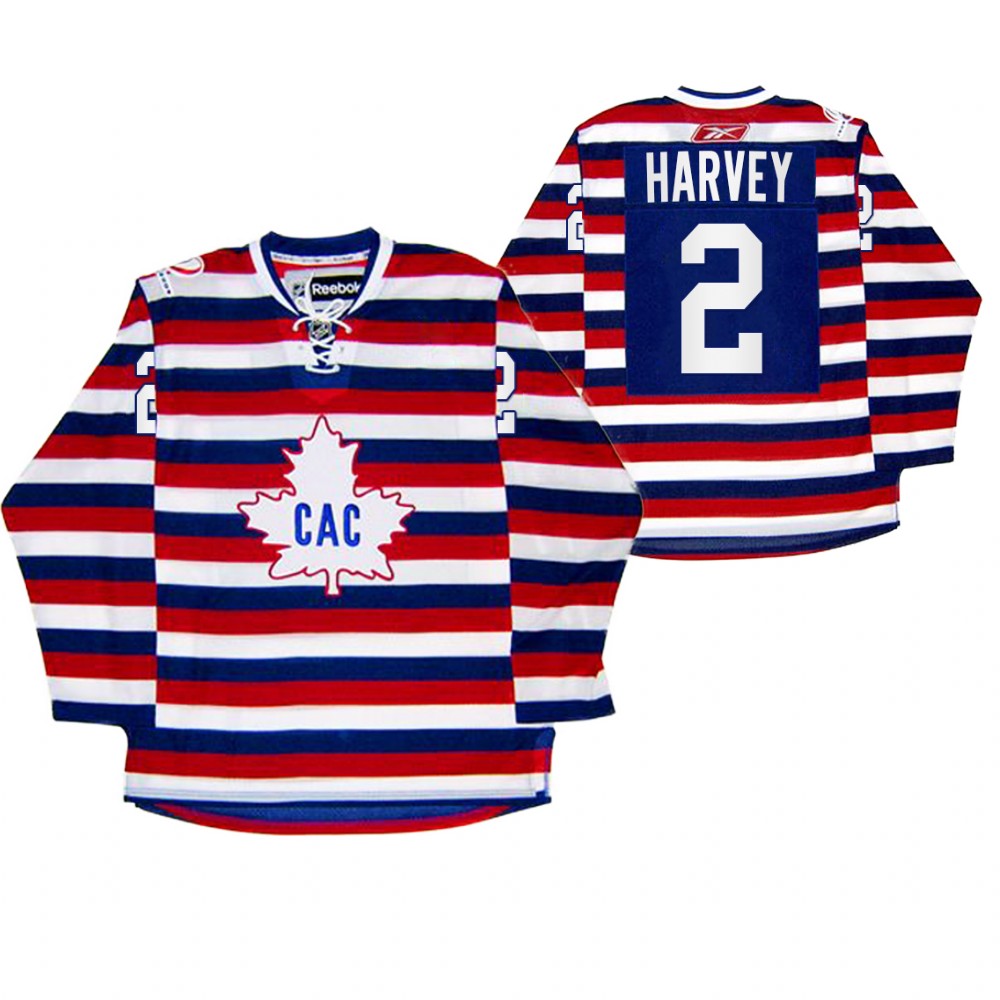 Doug Harvey Montreal Canadiens 100th Anniversary Celebration Red Retro Jersey