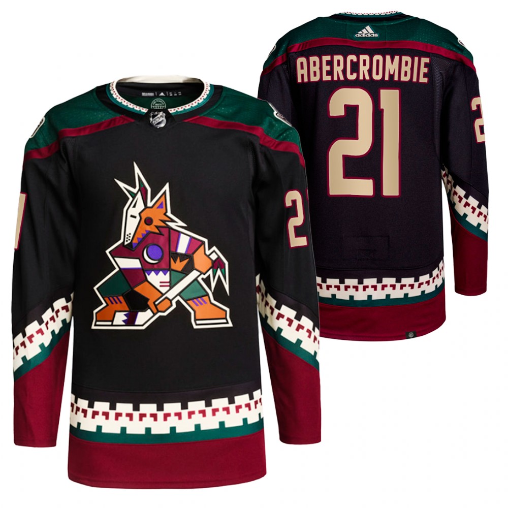 Duante' Abercrombie Arizona Coyotes Black Black History Month NHL Bound Jersey