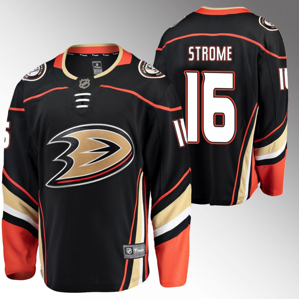 Ducks #16 Ryan Strome Black Alternate Jersey