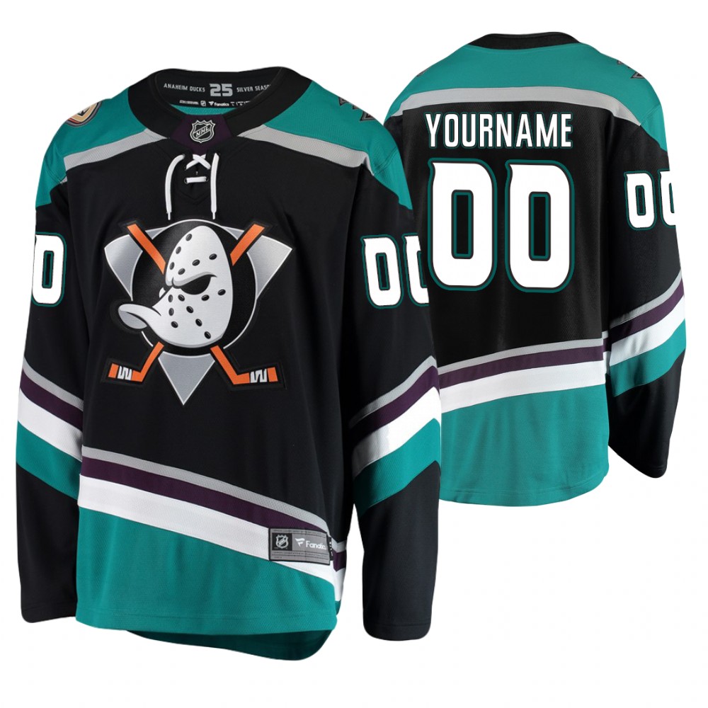 Ducks Custom Youth Breakaway Player Fanatics Branded Alternate Jersey