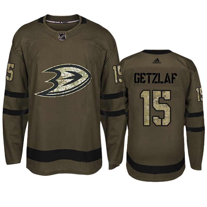 Ducks Ryan Getzlaf Camo Military Jersey