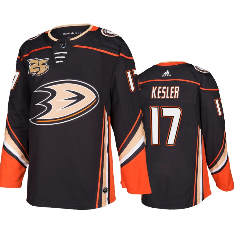 Ducks Ryan Kesler Black Commemorative 25th Anniversary Jersey