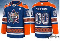 Edmonton Oilers Indigenous Peoples Heritage Hockey Jersey