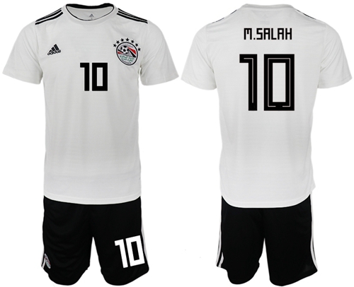 Egypt #10 M.Salah Away Soccer Country Jersey