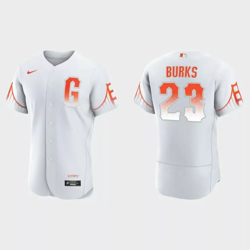 Ellis Burks San Francisco Giants 2021 City Connect Authentic Jersey – White