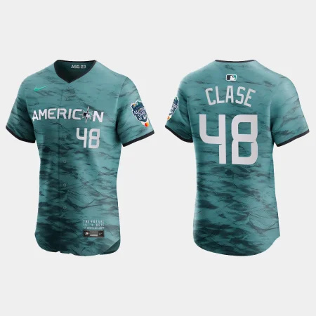 Emmanuel Clase American League 2023 MLB All-Star Game Elite Jersey – Teal