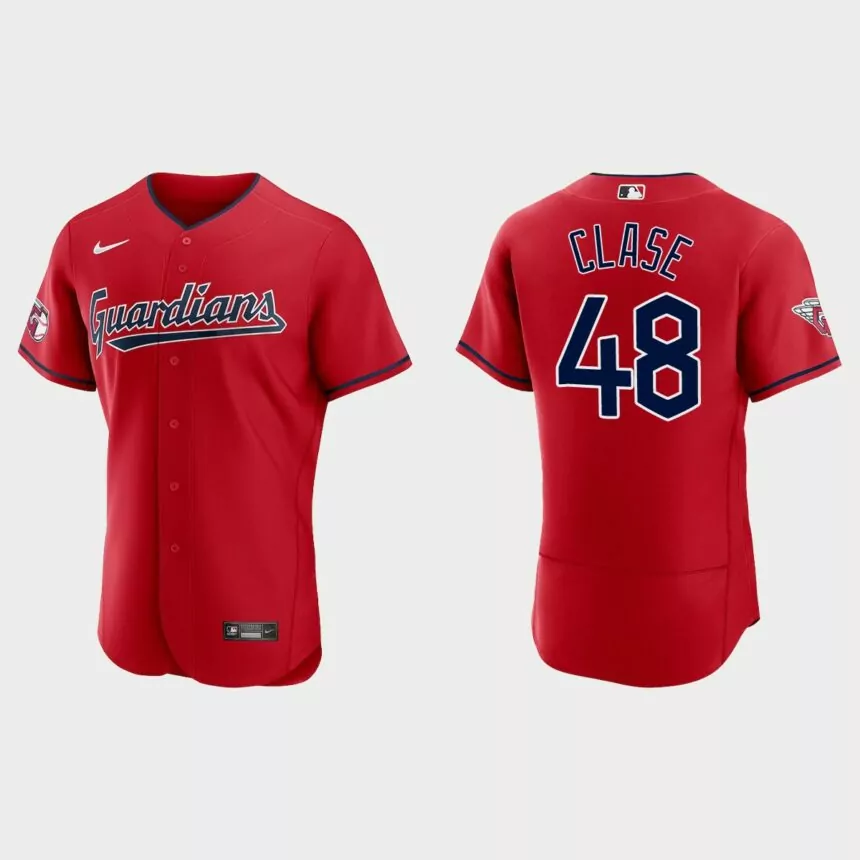 Emmanuel Clase Cleveland Guardians Authentic Jersey – Red