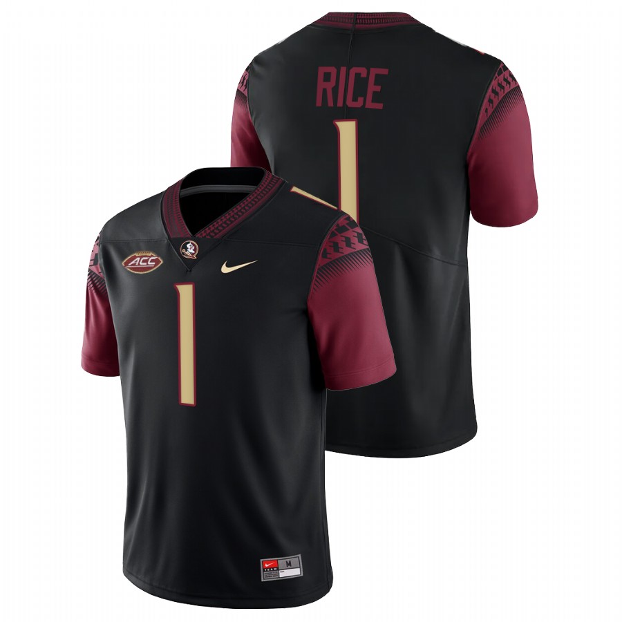 Emmett Rice Florida State Seminoles Black College Football Alternate Jersey