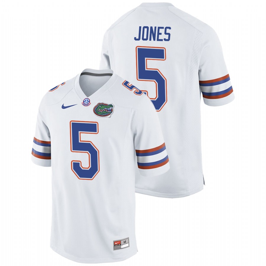 Emory Jones Florida Gators White 2021-22 College Football Jersey