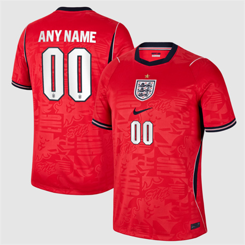 England National Team Nike 2026 Away Stadium Replica Custom Jersey