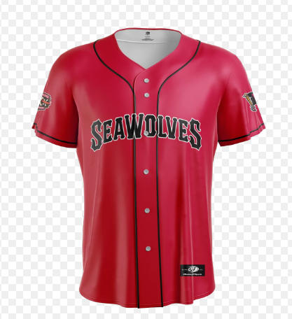 Erie SeaWolves OT Youth Red Jersey
