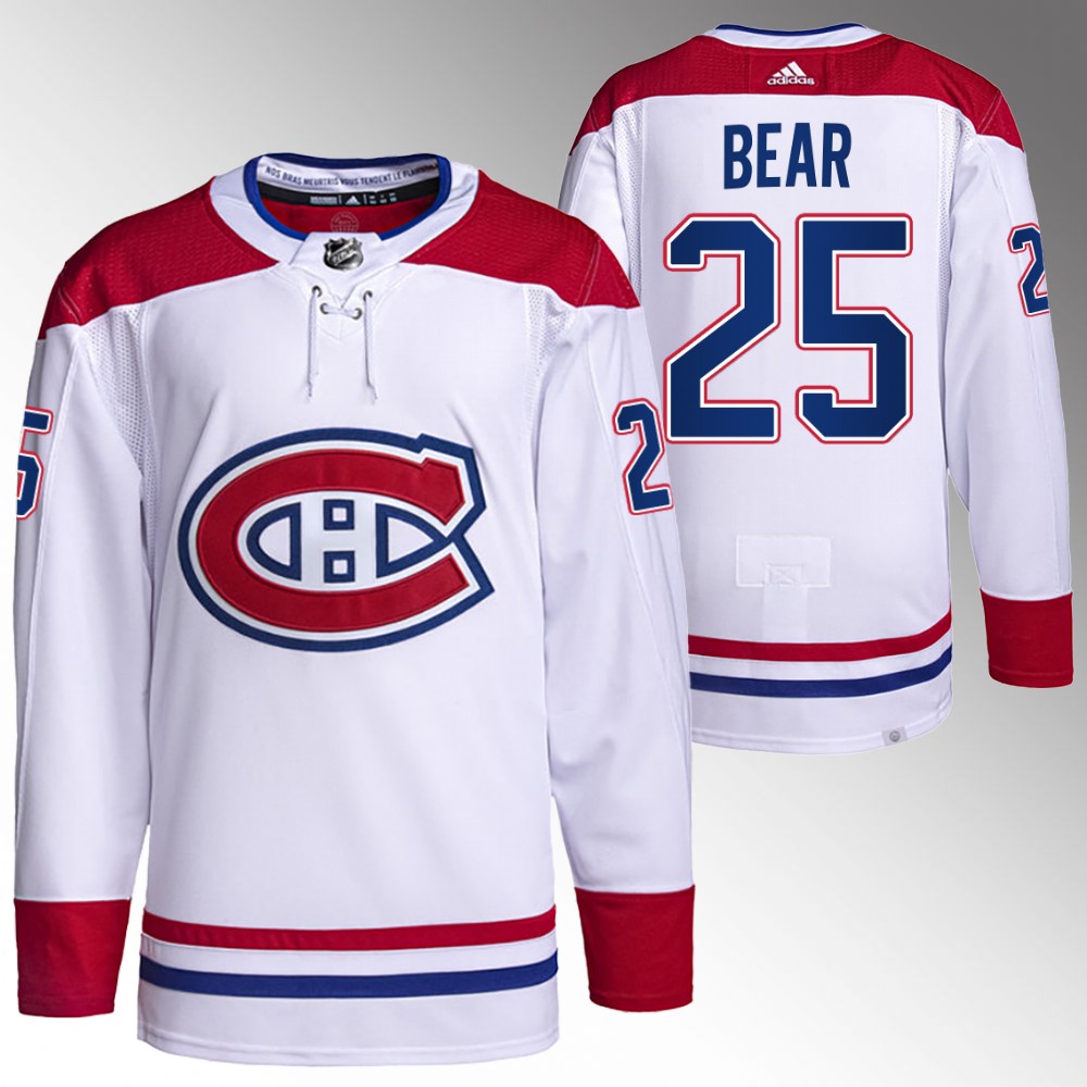 Ethan Bear Carolina Hurricanes White Authentic Pro Away PrimeGreen Jersey