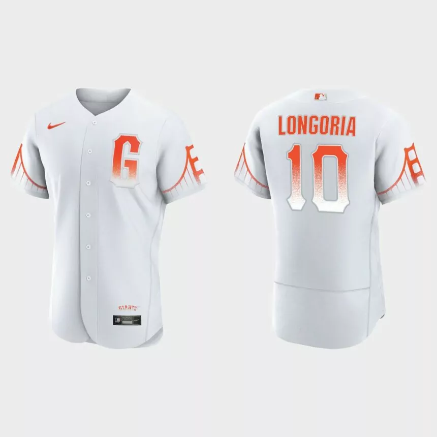 Evan Longoria San Francisco Giants 2021 City Connect Authentic Jersey – White