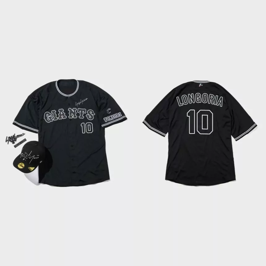 Evan Longoria San Francisco Giants Yohji Yamamoto Capsule Series Jersey – Black