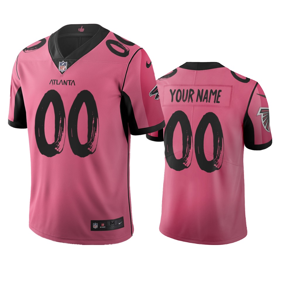 Falcons Custom City Edition Pink Jersey
