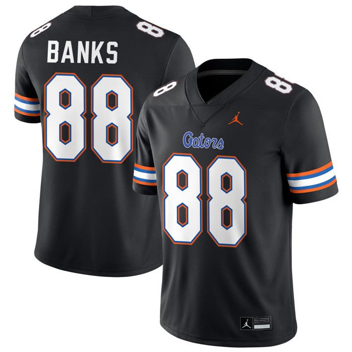 Florida Gators #88 Caleb Banks Black 2025 Football Game Jersey 