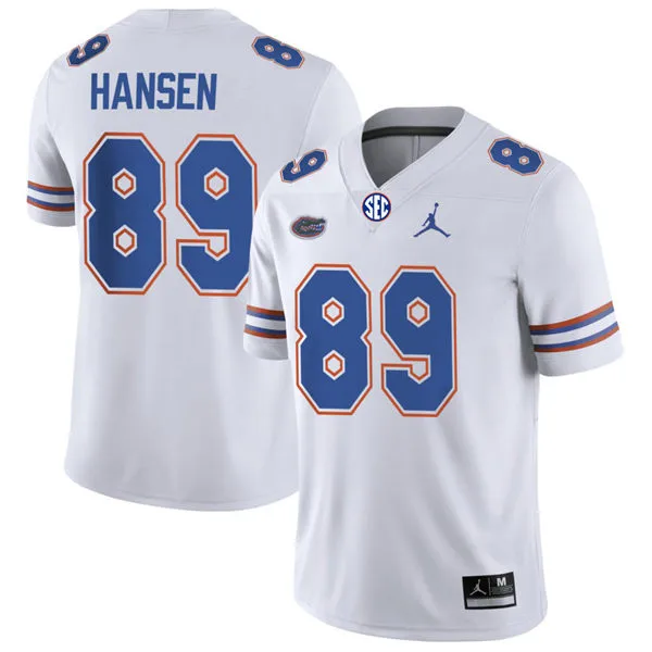 Florida Gators #89 Hayden Hansen White 2025 Football Game Jersey 
